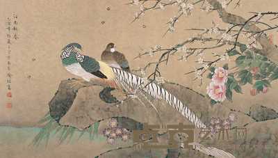 喻继高 2005年作 江南新春 镜心 64×111cm